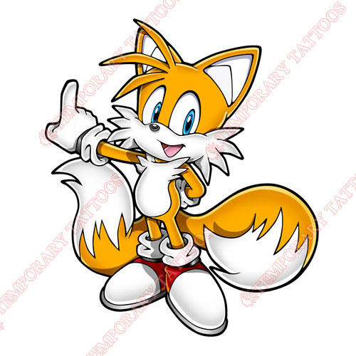Sonic the Hedgehog Customize Temporary Tattoos Stickers NO.5336